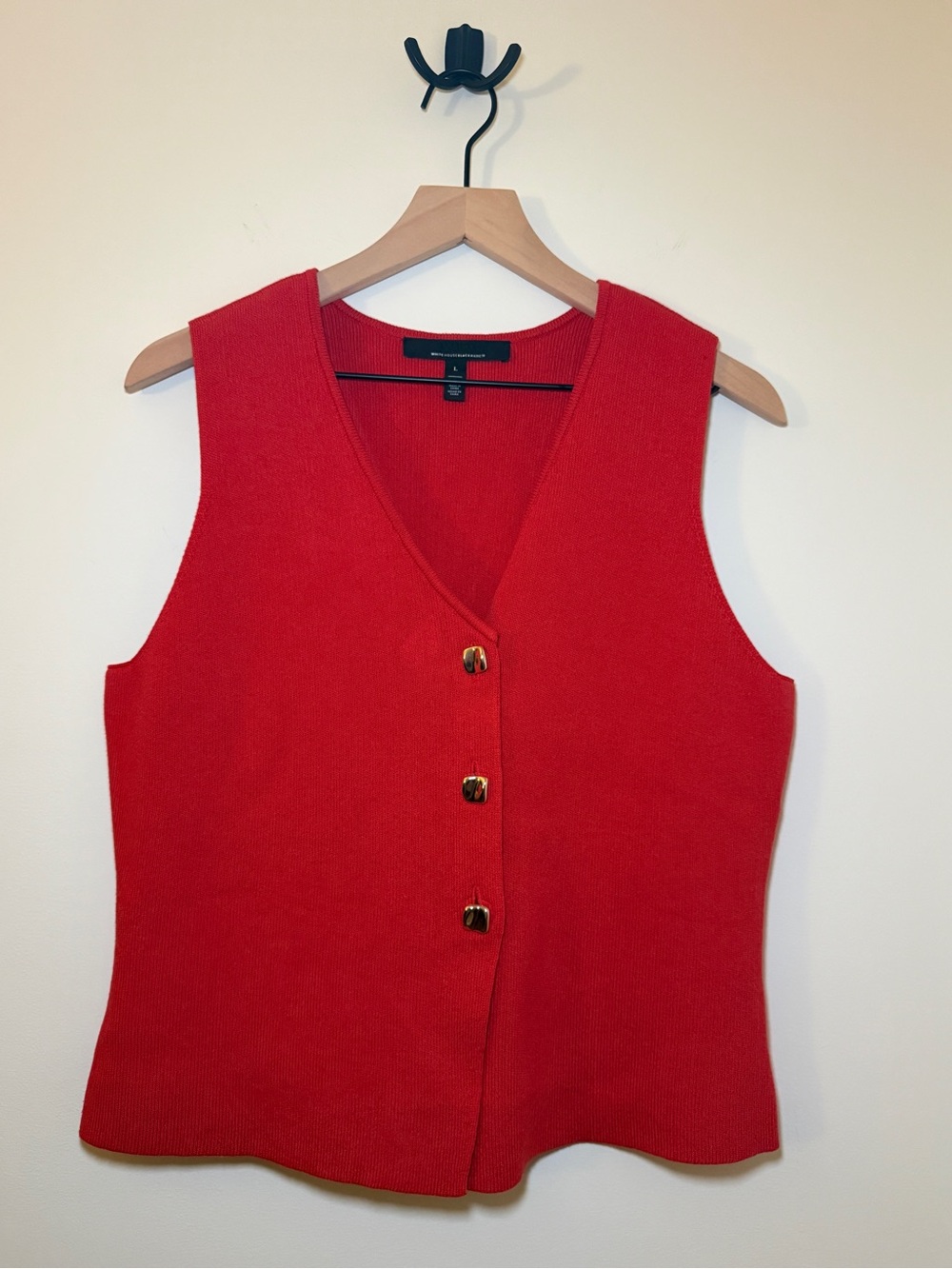 White House Black Market V-Neck Sweater Vest